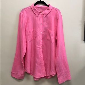 Lilly Pulitzer 100% Linen Shirt